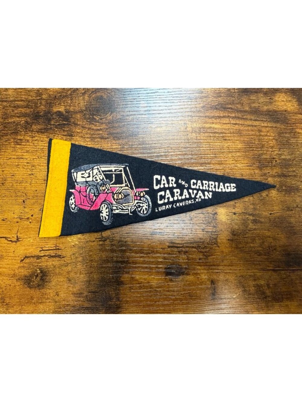 Vintage Car and Carriage Caravan Luray Caverns, VA mini pennant